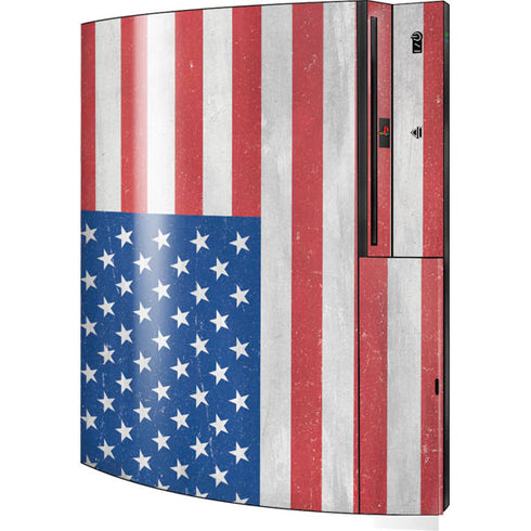 American Flag Distressed Playstation 3 & PS3 Skin